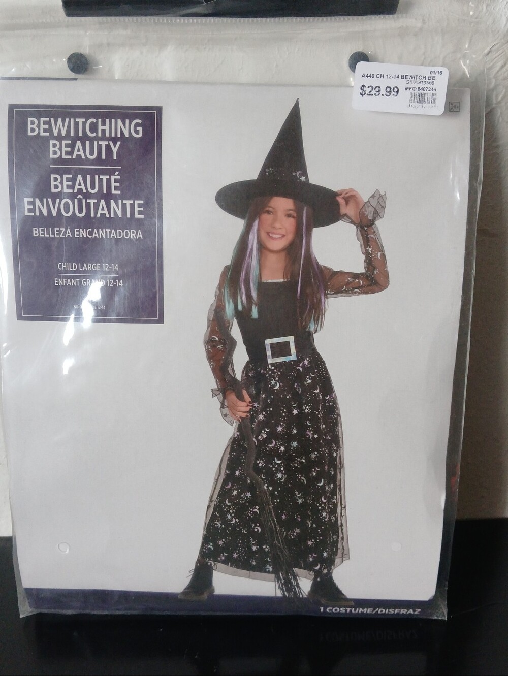 Amscan "Bewitching Beauty" Kids costume (12-14)